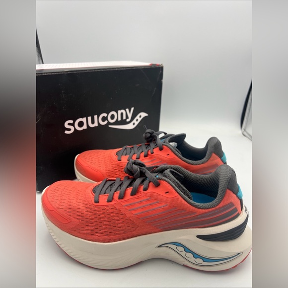 Saucony Endorphin Shift 3 Women’s Sneakers Size 8 Running Shoe Coral/Shadow - Picture 4 of 14